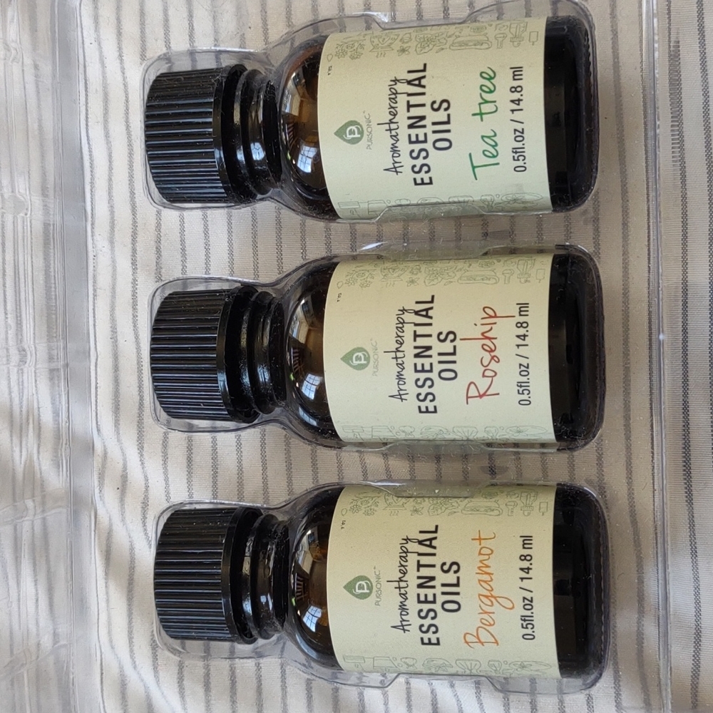 AROMATHERAPY ESSENTIAL OILS (3) BOTTLE'S 0.5 oz each